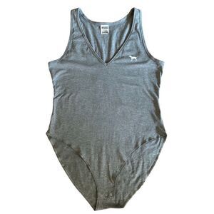 Pink by VS | V-neck Bodysuit, Size L